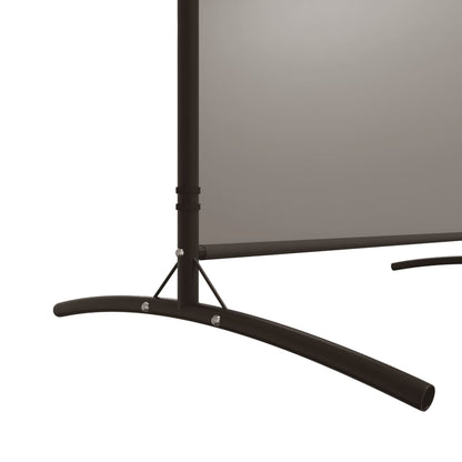 Divisorio a 3 Pannelli Antracite 525x180 cm in Tessuto - homemem39