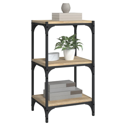Libreria Rovere Sonoma 40x33x70,5cm Legno Multistrato e Acciaio