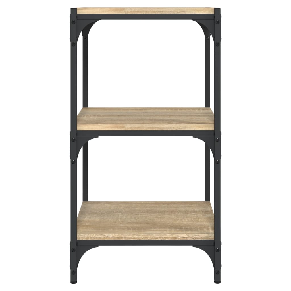 Libreria Rovere Sonoma 40x33x70,5cm Legno Multistrato e Acciaio | homemem39