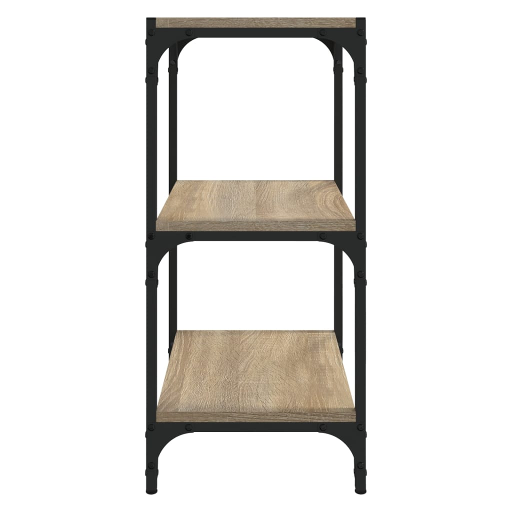 Libreria Rovere Sonoma 40x33x70,5cm Legno Multistrato e Acciaio