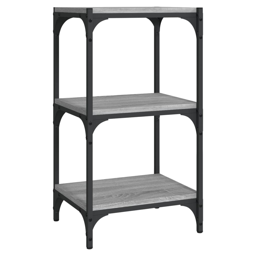 Libreria grigio sonoma 40x33x70,5cm Legno Multistrato e Acciaio | homemem39