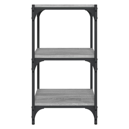 Libreria grigio sonoma 40x33x70,5cm Legno Multistrato e Acciaio | homemem39