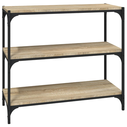 Libreria Rovere Sonoma 80x33x70,5cm Legno Multistrato e Acciaio | homemem39