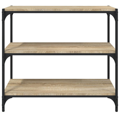 Libreria Rovere Sonoma 80x33x70,5cm Legno Multistrato e Acciaio | homemem39