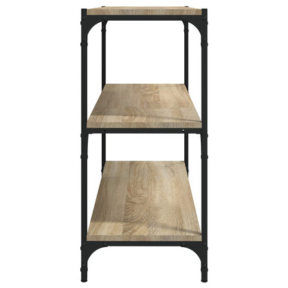 Libreria Rovere Sonoma 80x33x70,5cm Legno Multistrato e Acciaio