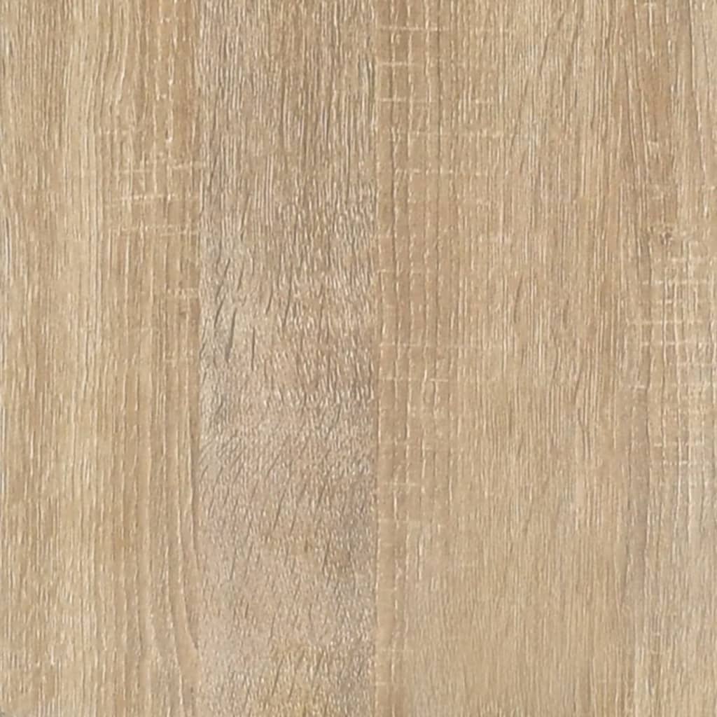 Libreria Rovere Sonoma 80x33x70,5cm Legno Multistrato e Acciaio