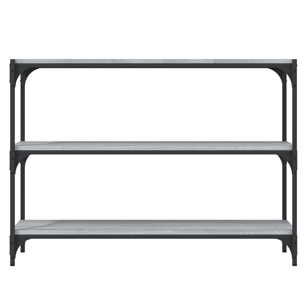 Libreria Grigio Sonoma 100x33x70,5 cm Legno Multistrato Acciaio | homemem39