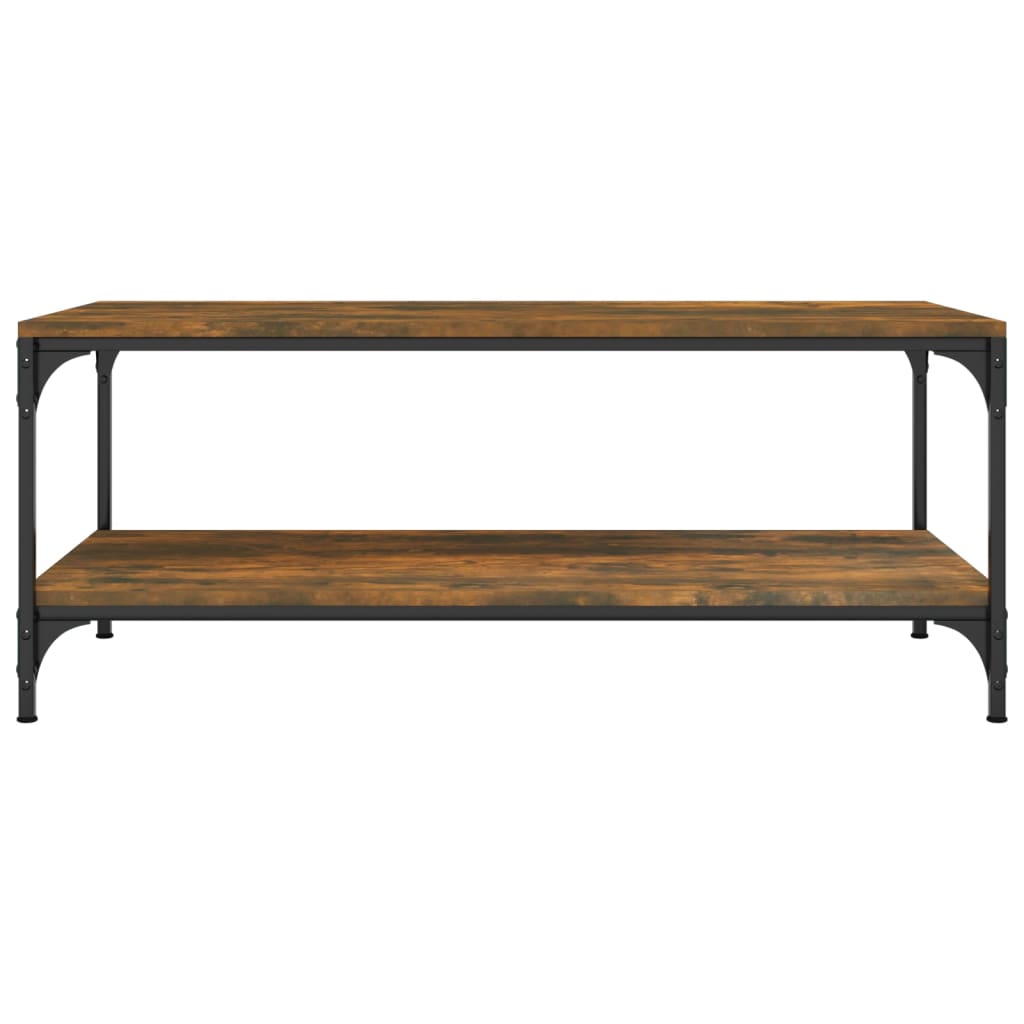 Tavolino da Salotto Rovere Fumo 100x50x40 cm Legno Multistrato | homemem39