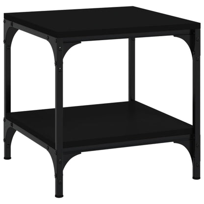 Tavolino Nero 40x40x40 cm in Legno Multistrato | homemem39