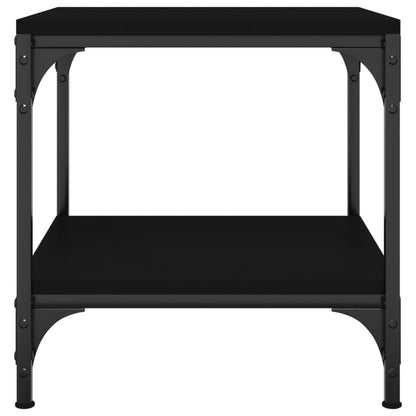 Tavolino Nero 40x40x40 cm in Legno Multistrato | homemem39