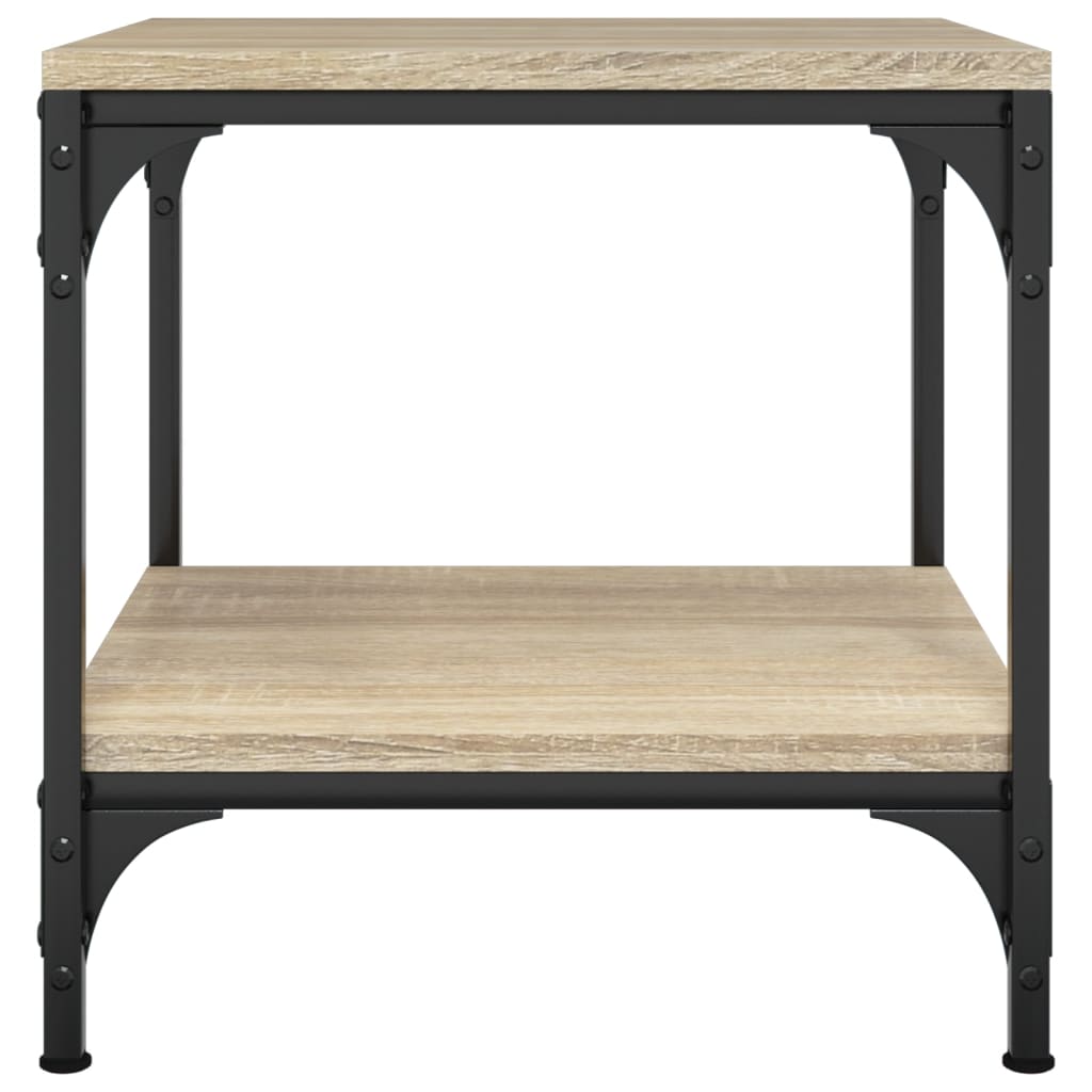 Tavolini 2pz rovere sonoma 40x40x40 cm in Legno Multistrato | homemem39