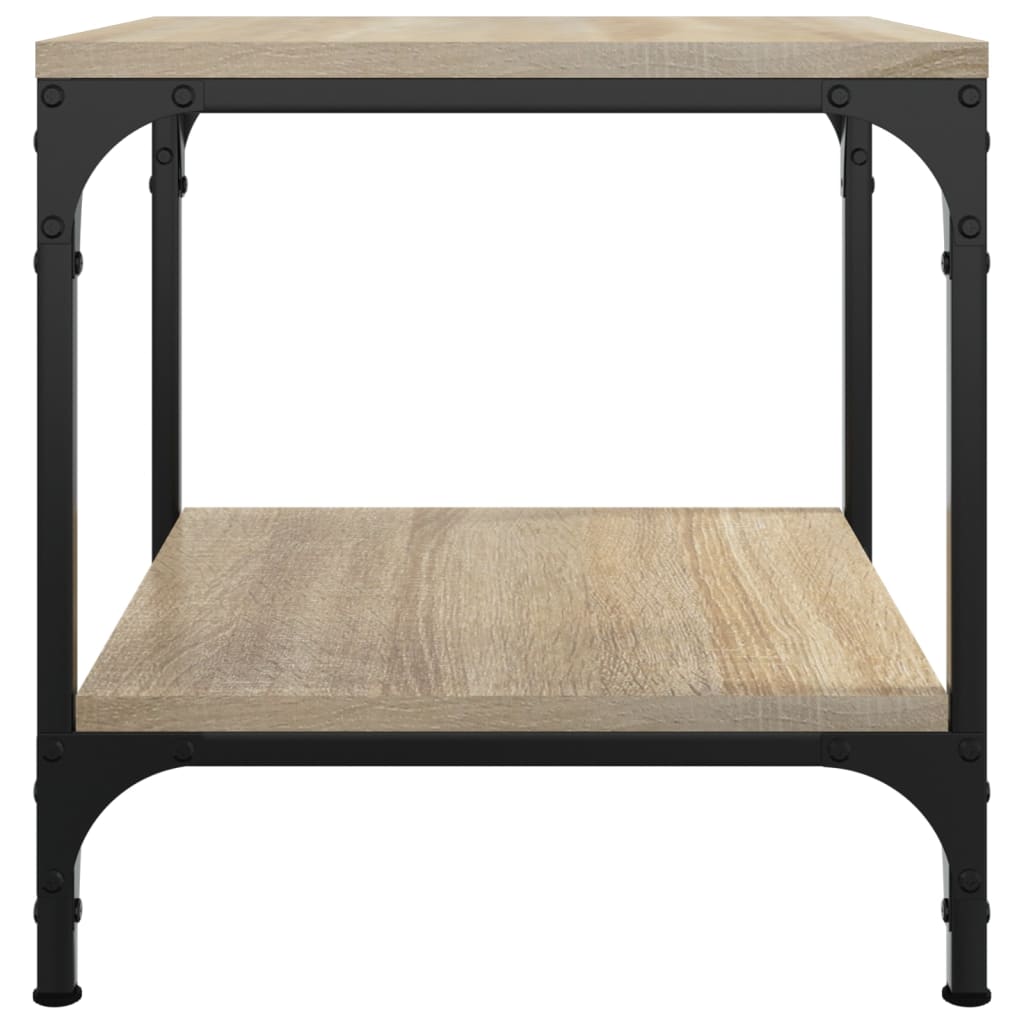 Tavolini 2pz rovere sonoma 40x40x40 cm in Legno Multistrato | homemem39