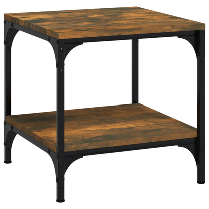 Tavolini 2pz rovere fumo 40x40x40 cm in Legno Multistrato | homemem39