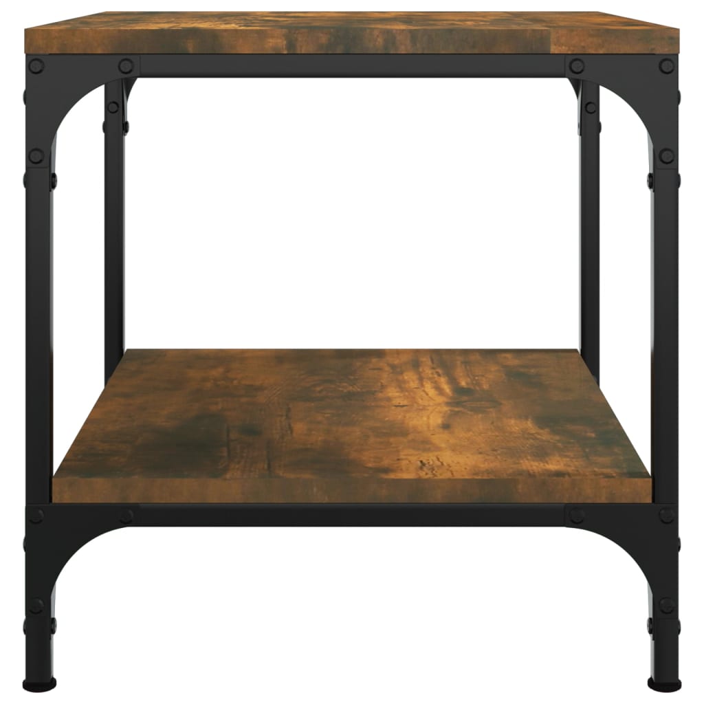 Tavolini 2pz rovere fumo 40x40x40 cm in Legno Multistrato | homemem39
