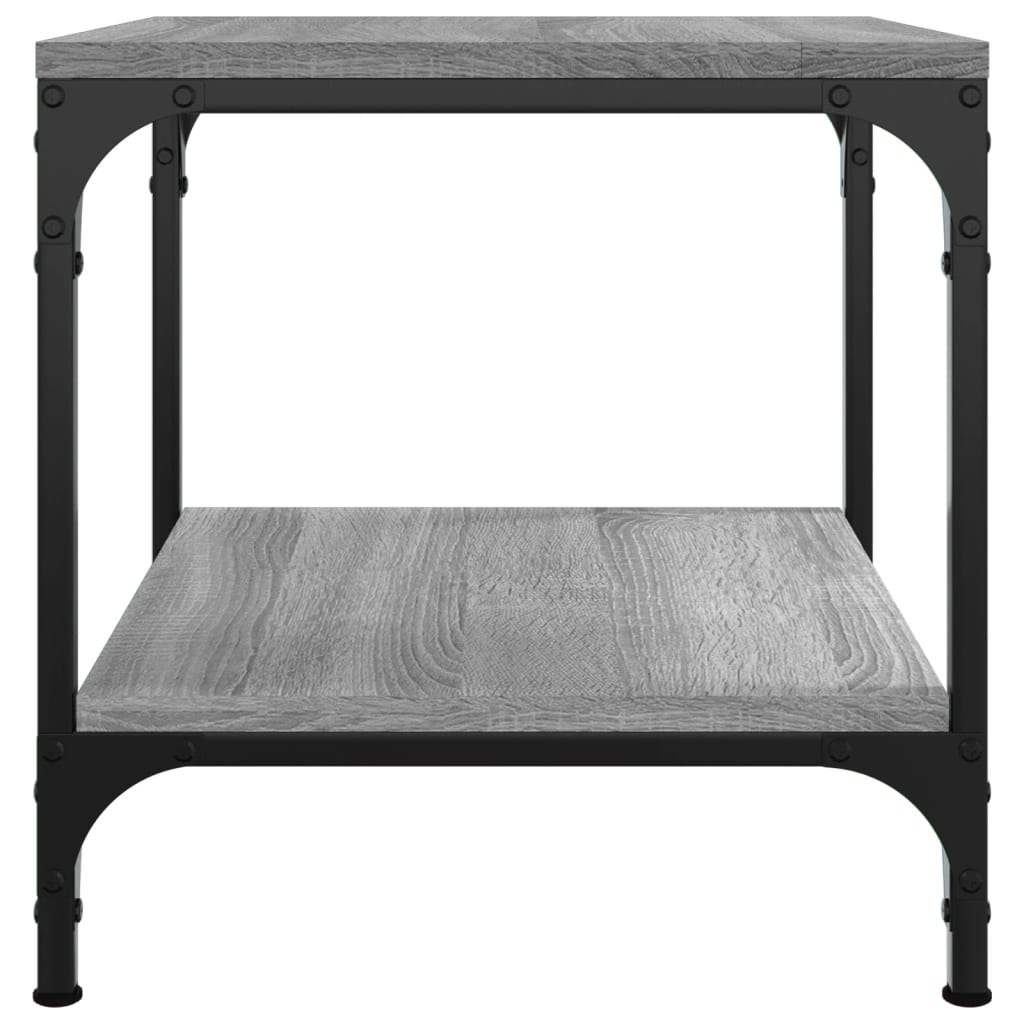 Tavolini 2pz grigio sonoma 40x40x40 cm in Legno Multistrato | homemem39