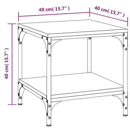 Tavolini 2pz grigio sonoma 40x40x40 cm in Legno Multistrato | homemem39