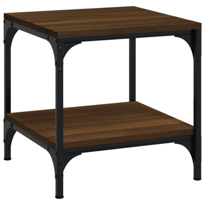 Tavolini 2pz Nerorovere marrone 40x40x40cm in Legno Multistrato | homemem39