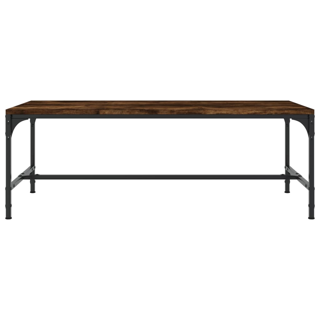 Tavolino da Salotto Rovere Fumo 100x50x35 cm Legno Multistrato | homemem39