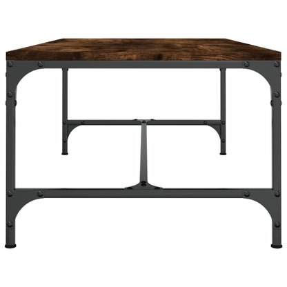 Tavolino da Salotto Rovere Fumo 100x50x35 cm Legno Multistrato | homemem39