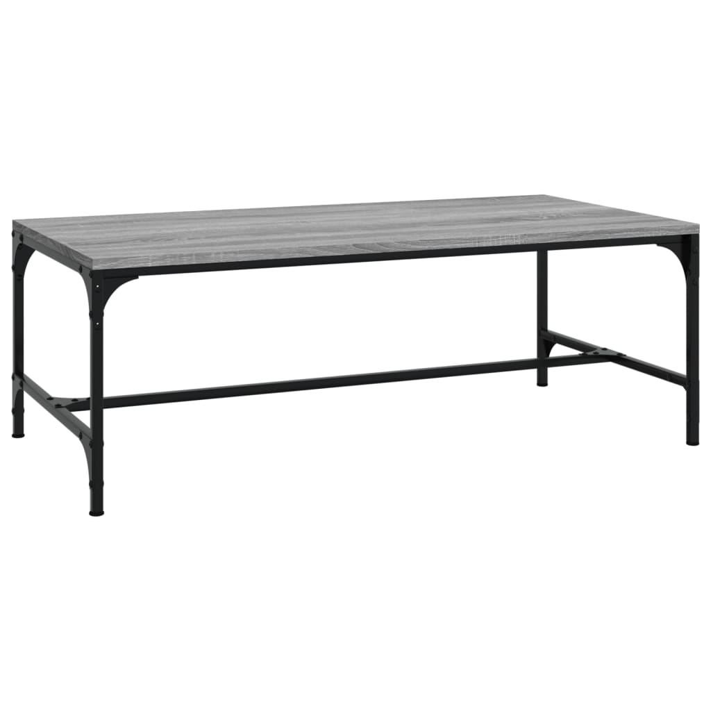 Tavolino da Salotto Grigio Sonoma 100x50x35cm Legno Multistrato | homemem39