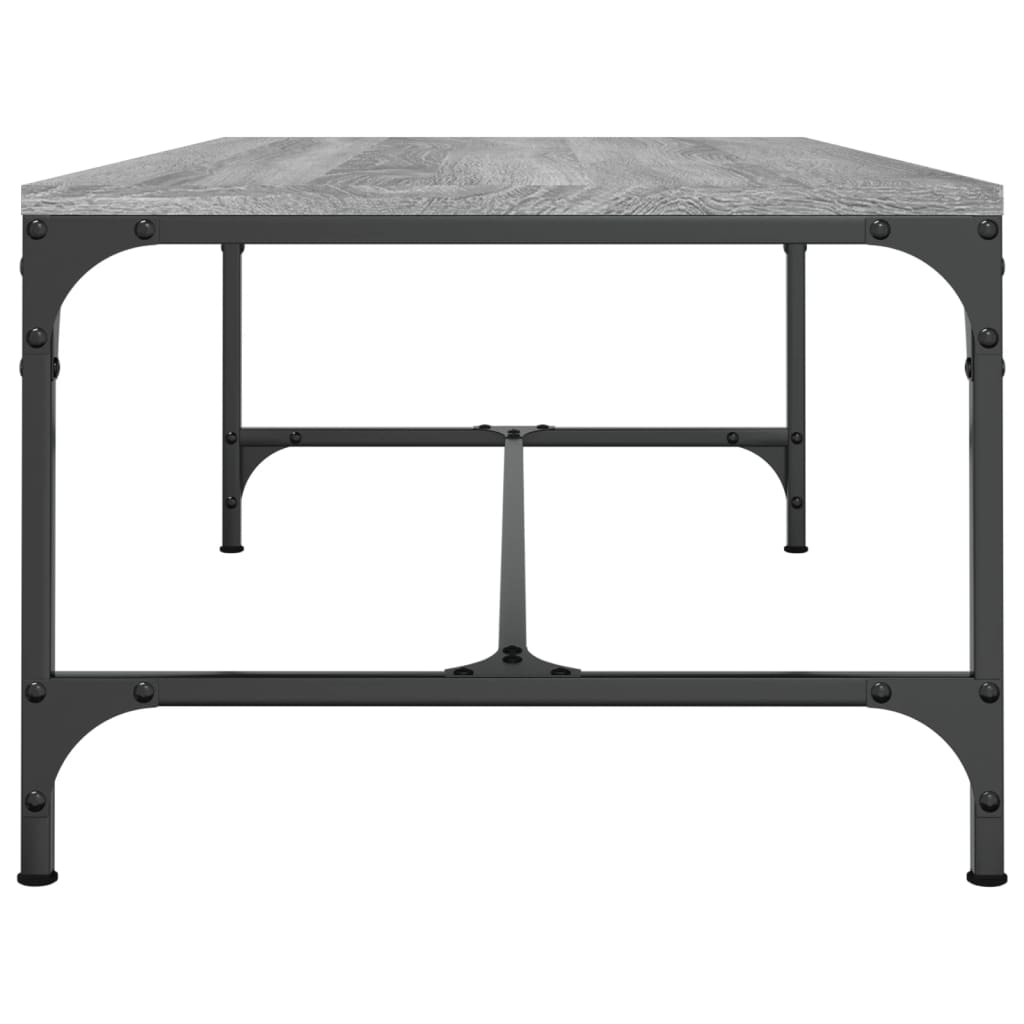 Tavolino da Salotto Grigio Sonoma 100x50x35cm Legno Multistrato | homemem39