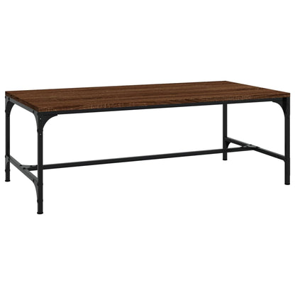 Tavolino da Salotto Rovere Marrone100x50x35cm Legno Multistrato | homemem39