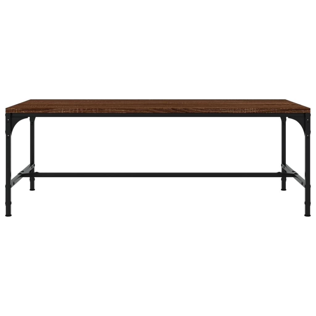 Tavolino da Salotto Rovere Marrone100x50x35cm Legno Multistrato | homemem39