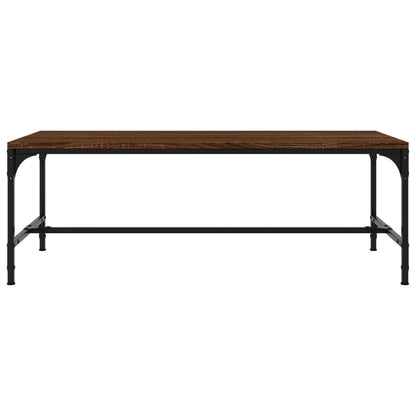 Tavolino da Salotto Rovere Marrone100x50x35cm Legno Multistrato | homemem39