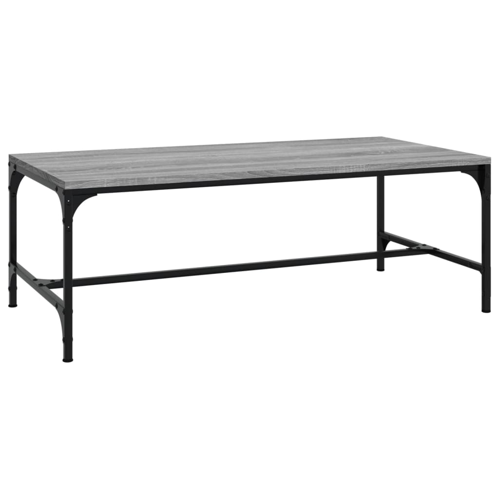 Tavolino da Salotto Grigio Sonoma 80x50x35 cm Legno Multistrato | homemem39