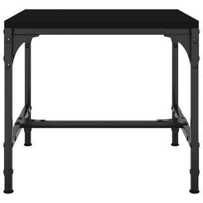 Tavolini 2pz Nero 40x40x35 cm in Legno Multistrato | homemem39