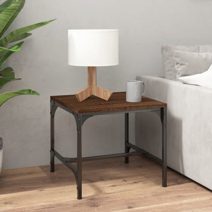 Tavolini 2pz Nerorovere marrone 40x40x35cm in Legno Multistrato | homemem39