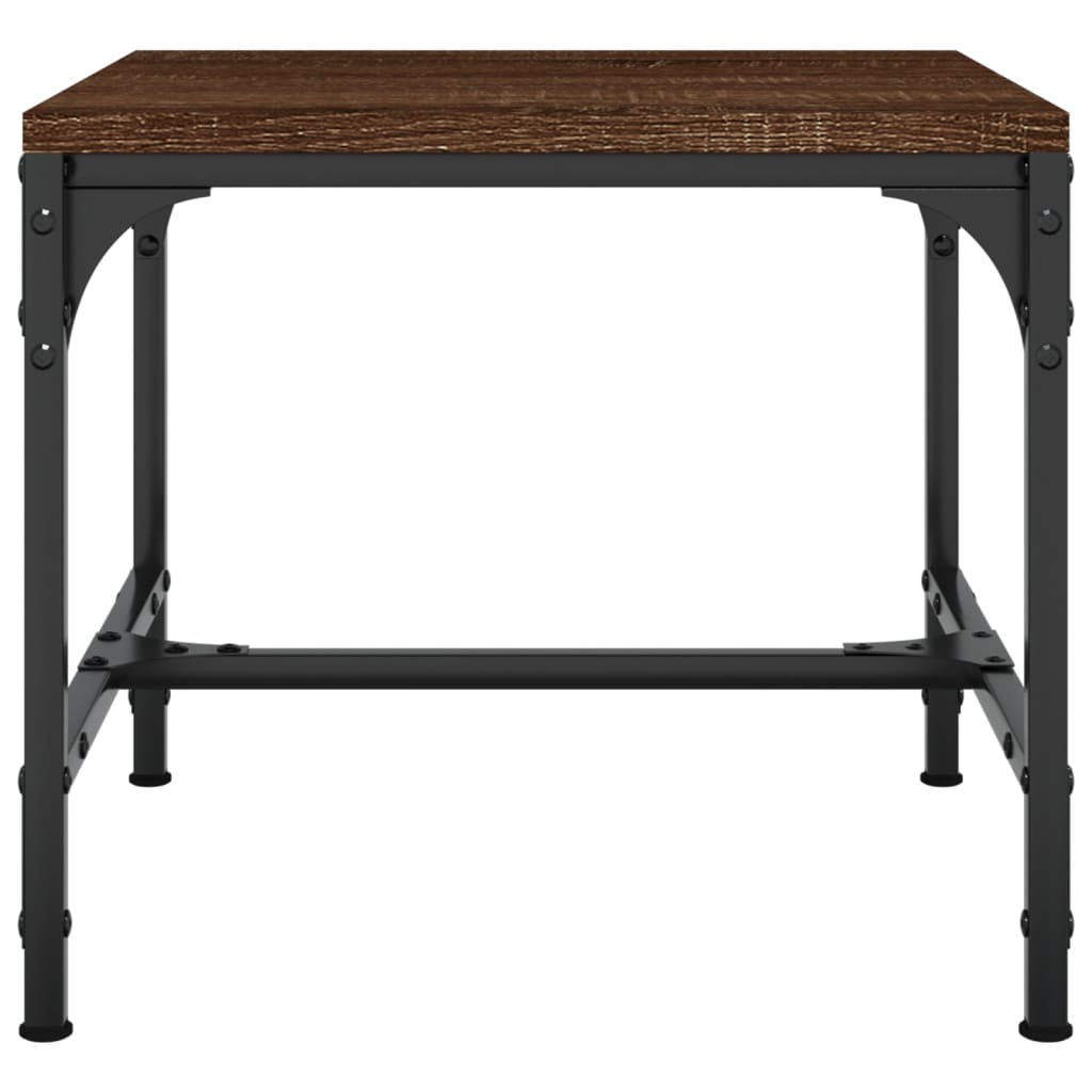 Tavolini 2pz Nerorovere marrone 40x40x35cm in Legno Multistrato | homemem39