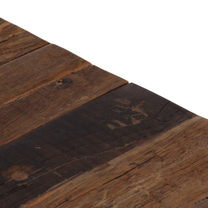 Tavolino Salotto Dorato Acciaio Inossidabile e Legno Massello | homemem39