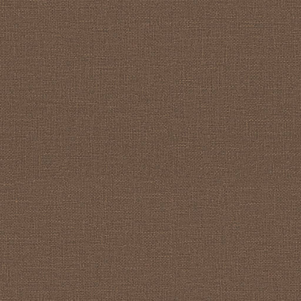 Poltrona da Ufficio Reclinabile Marrone in Tessuto