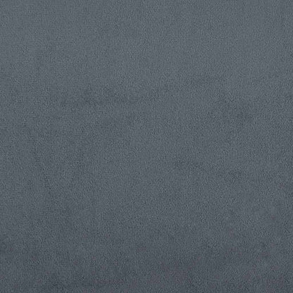 Sedia da Ufficio Massaggio Reclinabile Grigio Scuro in Velluto