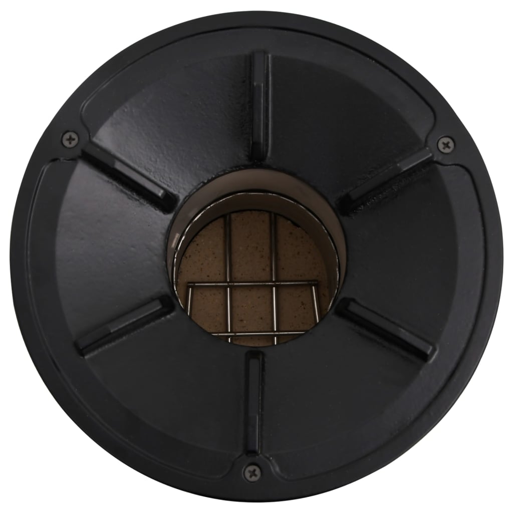 Stufa a Legna da Campeggio Argento 45x25x26 cm Acciaio - homemem39