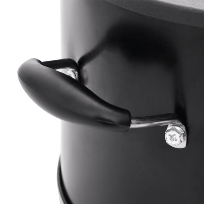 Stufa a Legna da Campeggio Nera 36x26x22,5 cm Metallo - homemem39