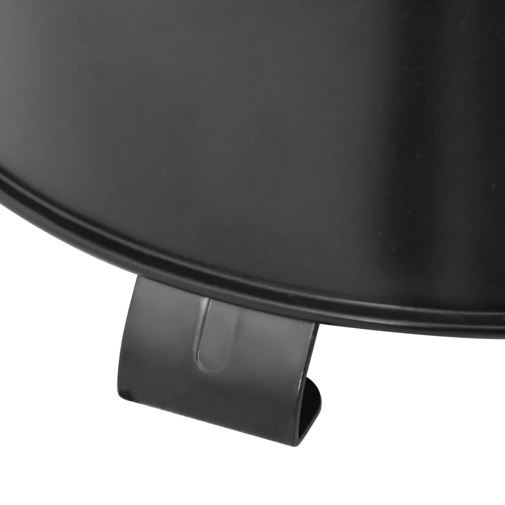 Stufa a Legna da Campeggio Nera 36x26x22,5 cm Metallo - homemem39