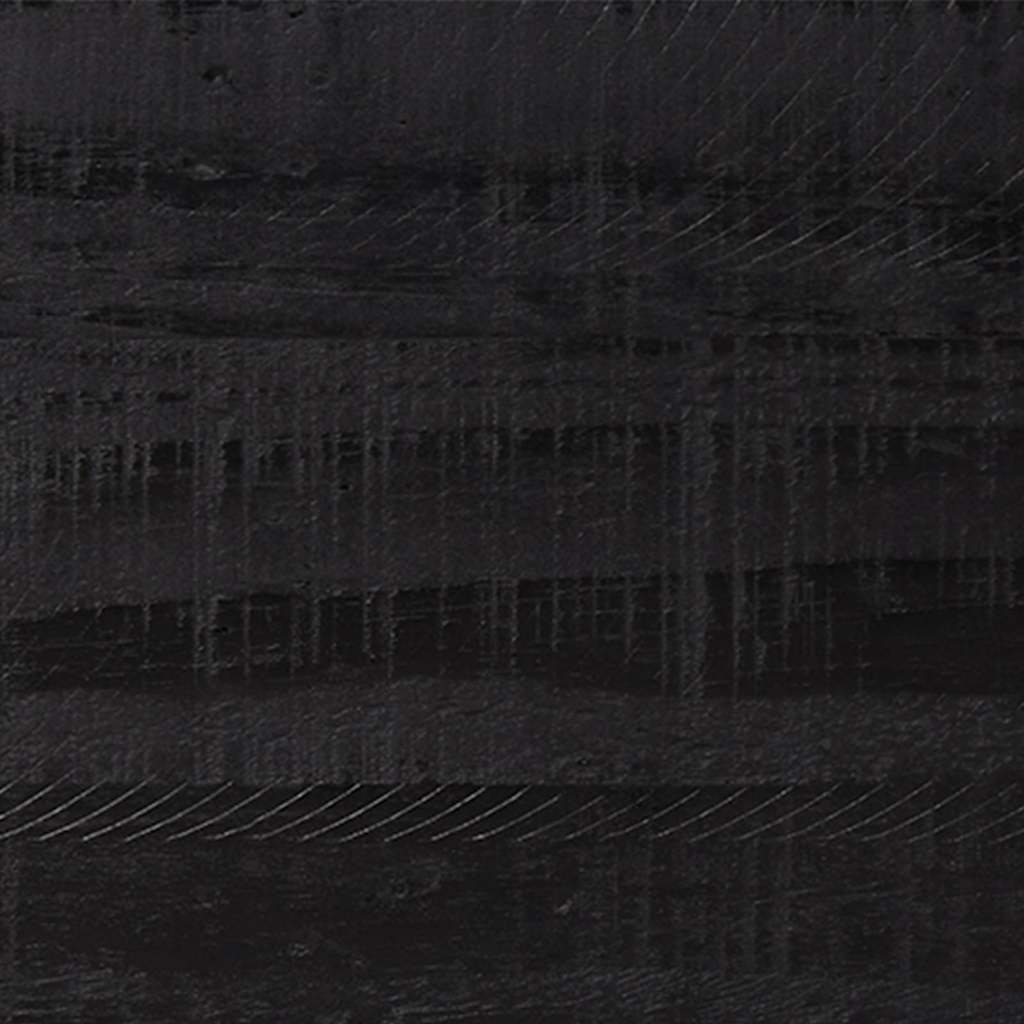 Comodino Nero 40x30x55 cm Legno Massello di Pino Riciclato | homemem39