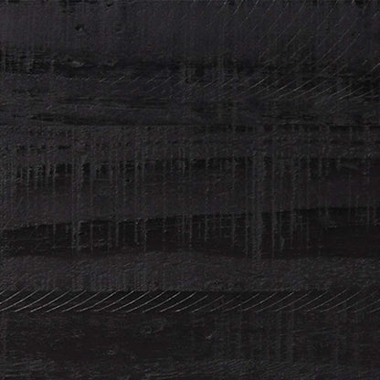 Comodino Nero 40x30x55 cm Legno Massello di Pino Riciclato | homemem39