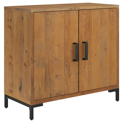 Credenza Marrone 75x35x70 cm in Legno Massello di Pino