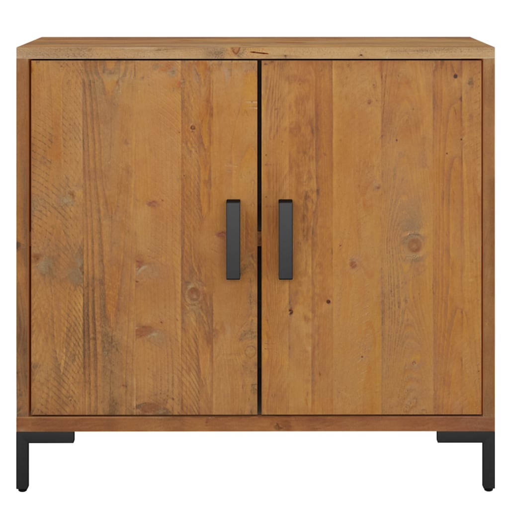 Credenza Marrone 75x35x70 cm in Legno Massello di Pino