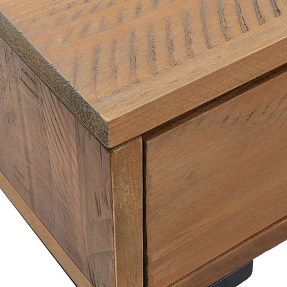 Tavolino da Salotto 90x50x35 cm in Legno Massello di Pino | homemem39