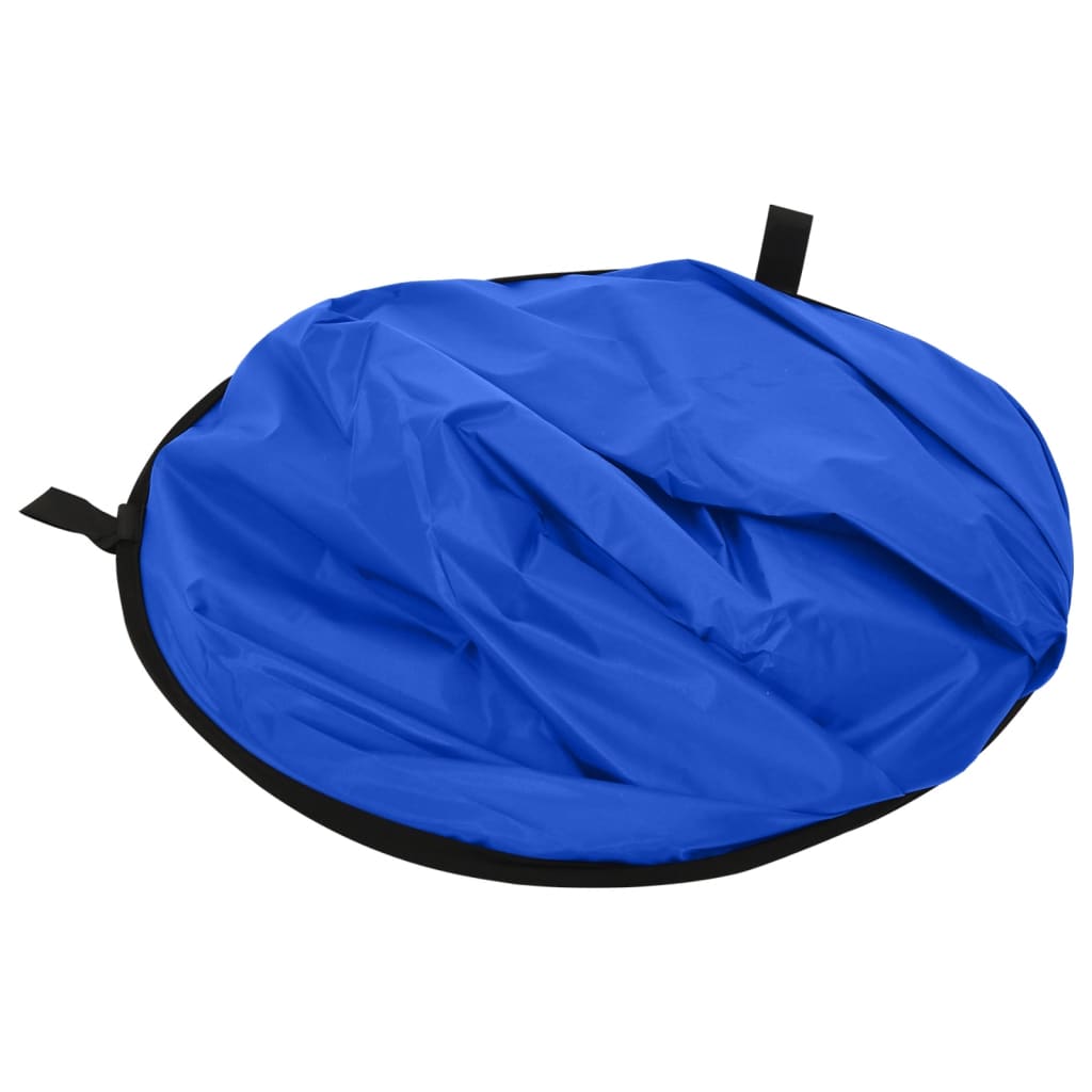 Fondale Ovale 2 in 1 Studio Fotografico Verde e Blu 200x150 cm - homemem39