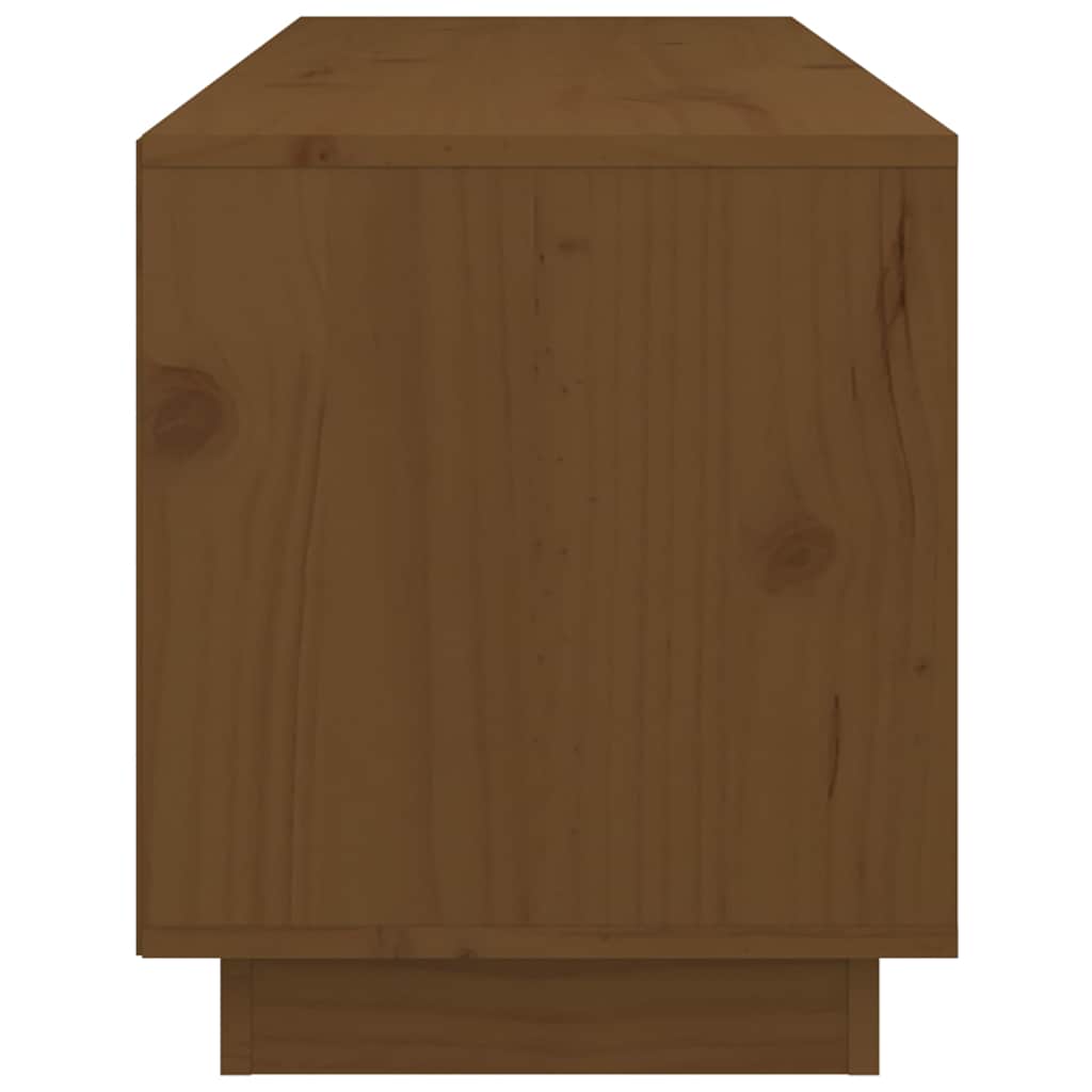 Mobile Porta TV ambra 105x34x40 cm in Legno Massello di Pino