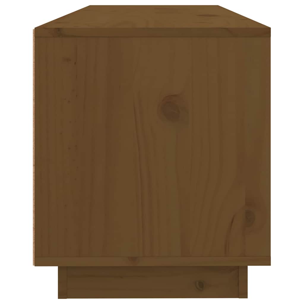 Mobile Porta TV Ambra 100x34x40 cm in Legno Massello di Pino