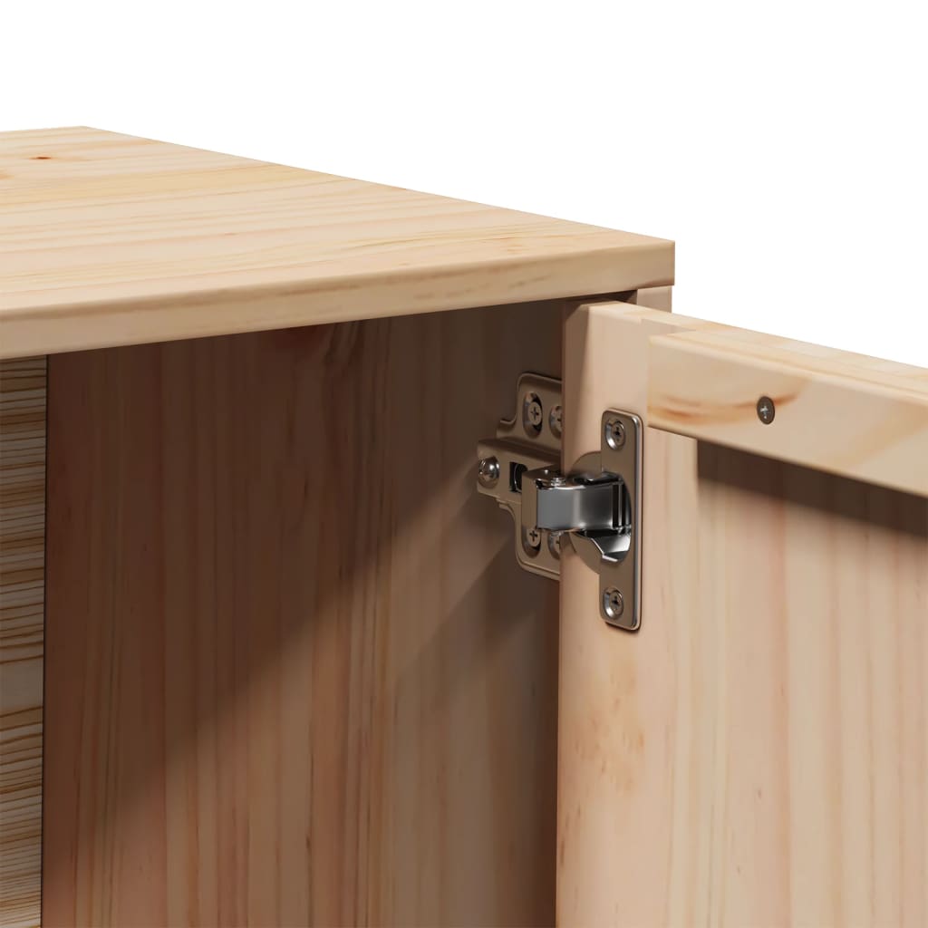 Mobile Porta TV 80x34x40 cm in Legno Massello di Pino - homemem39