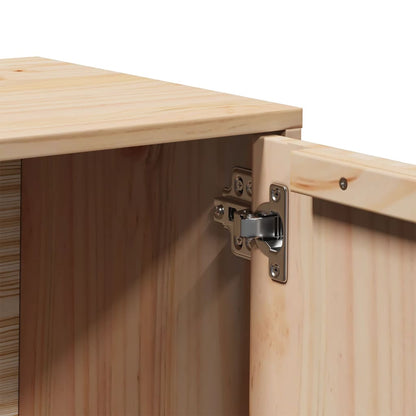 Mobile Porta TV 80x34x40 cm in Legno Massello di Pino - homemem39