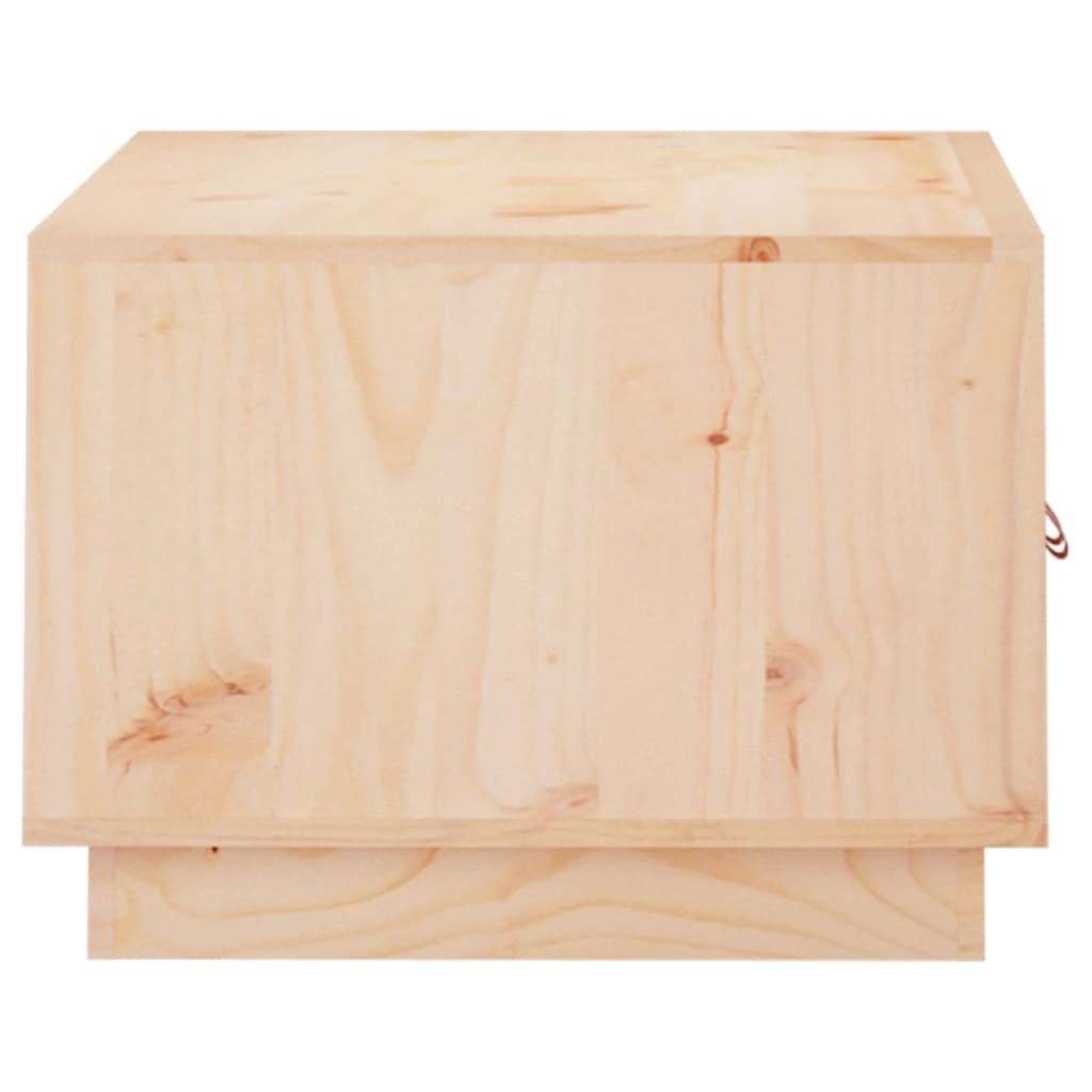 Tavolino da Salotto 80x50x35 cm Legno Massello di Pino | homemem39