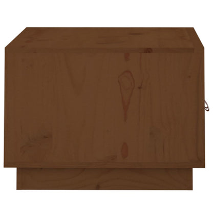 Tavolino da Salotto ambra 80x50x35 cm in Legno Massello di Pino | homemem39